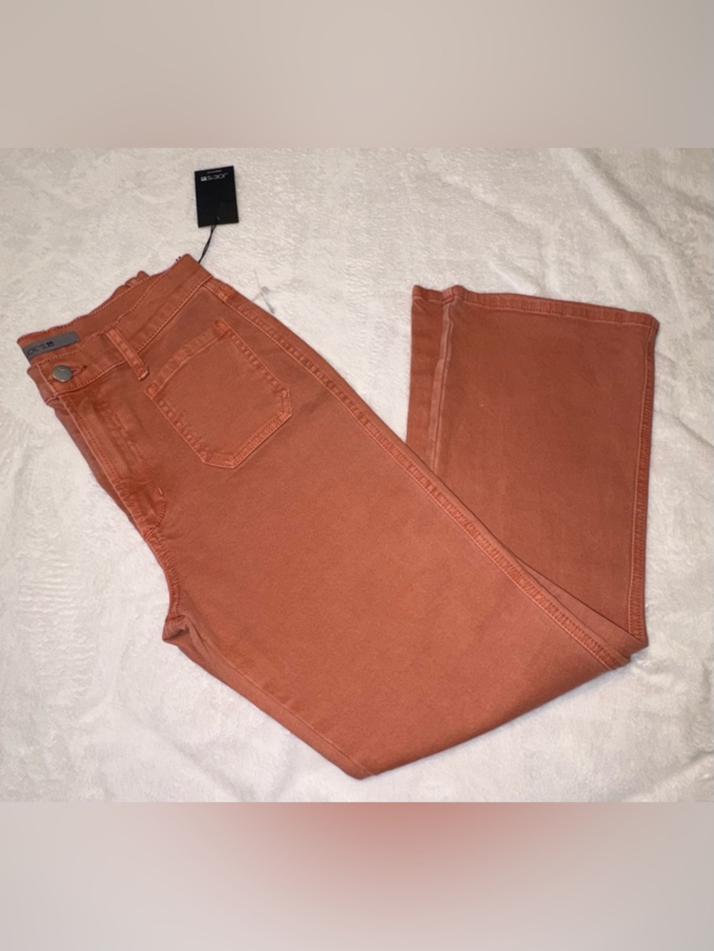 Joe's Jeans Terracotta High-Rise Cropped Jeans